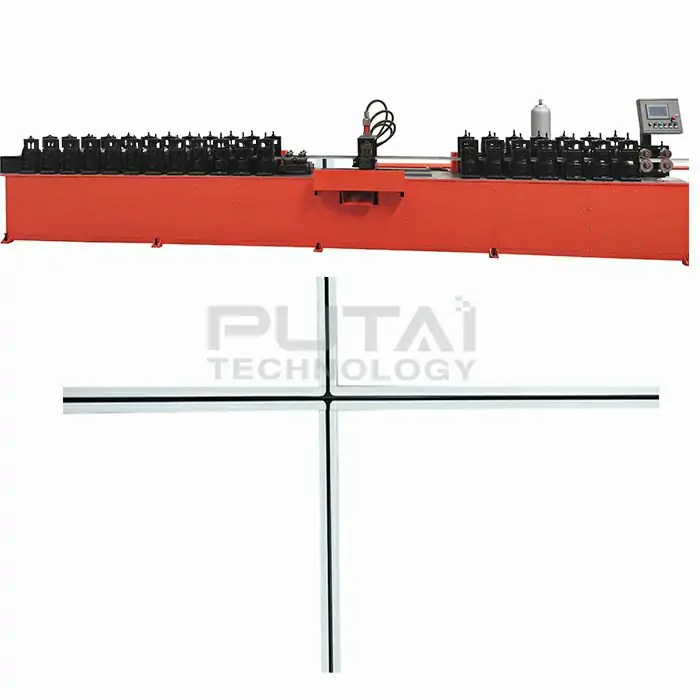 ceiling cross tee machine ceiling t grid making machine t bar roll forming machine